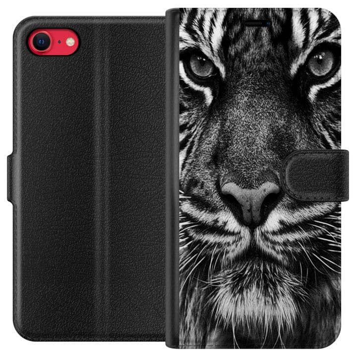 Apple iPhone 7 Plånboksfodral Tiger