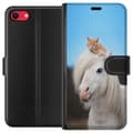 Pikkukuva 1 / 3: Apple iPhone 7 Lompakkokotelo Hevonen & Kissan