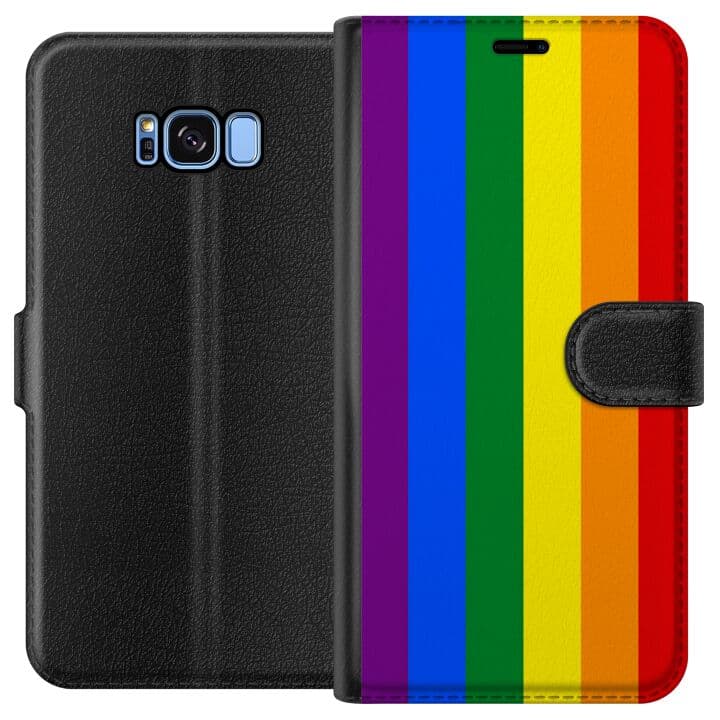 Samsung Galaxy S8 Plånboksfodral Pride Flagga