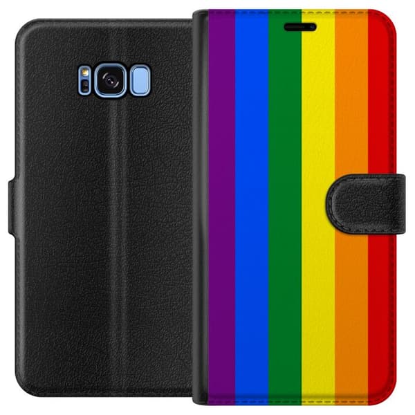 Samsung Galaxy S8 Tegnebogsetui Pride Flagga