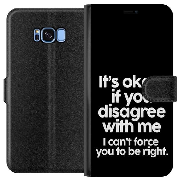 Samsung Galaxy S8 Plånboksfodral Text