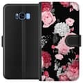 Miniatyrbillede 1 af 3: Samsung Galaxy S8 Tegnebogsetui Floral Blomst