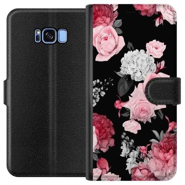 Samsung Galaxy S8 Tegnebogsetui Floral Blomst