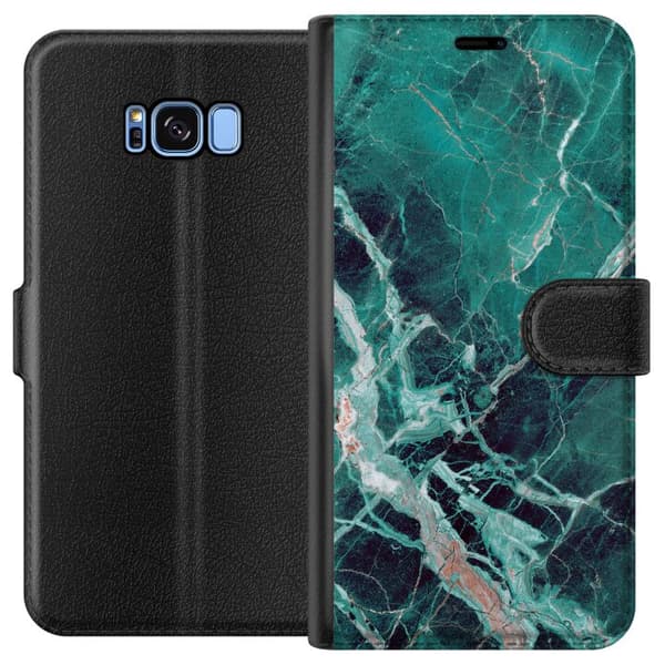 Samsung Galaxy S8 Lommeboketui Marmor