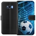 Miniatyrbillede 1 af 3: Samsung Galaxy S8 Tegnebogsetui Fodbold