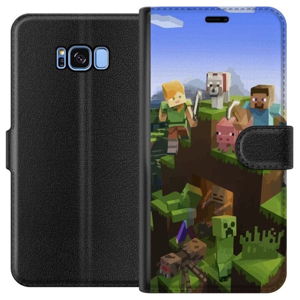 Samsung Galaxy S8 Tegnebogsetui MineCraft