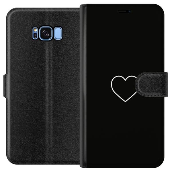 Samsung Galaxy S8 Lommeboketui Hjerte