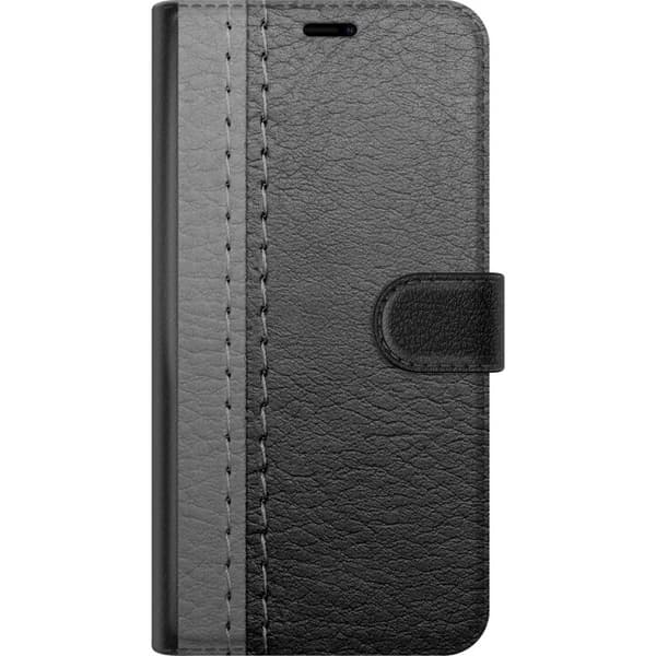 Samsung Galaxy S8 Plånboksfodral Black & Grey Leather
