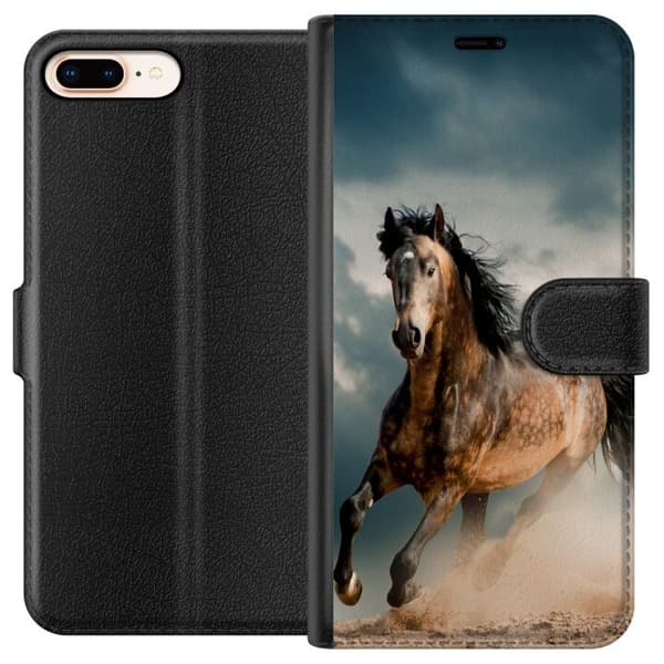 Apple iPhone 7 Plus Plånboksfodral Häst