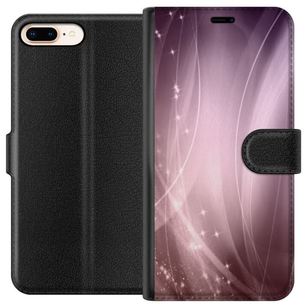 Apple iPhone 7 Plus Lompakkokotelo Vaaleanpunainen
