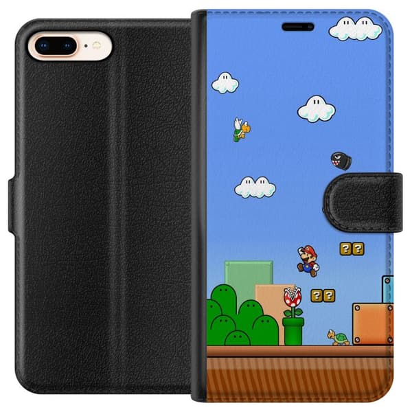 Apple iPhone 7 Plus Lompakkokotelo Mario