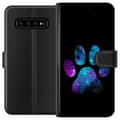 Miniatyrbillede 1 af 3: Samsung Galaxy S10 Tegnebogsetui Galakse Klø