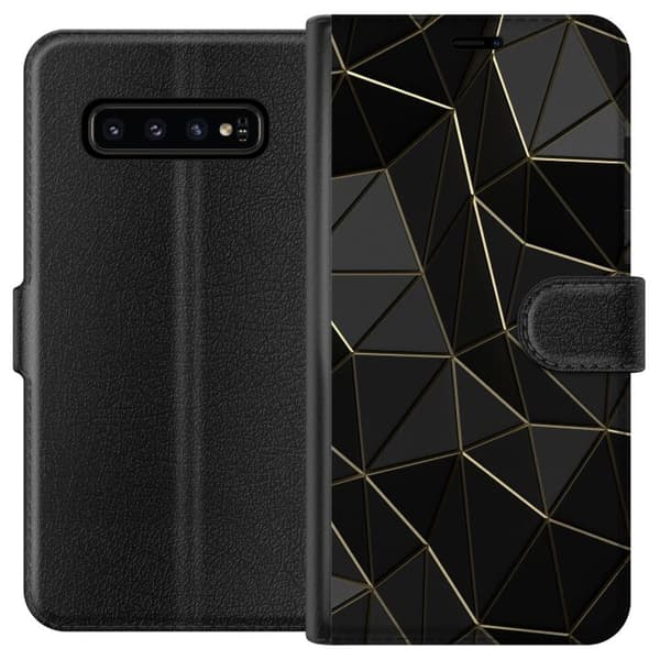 Samsung Galaxy S10 Lommeboketui midnatt