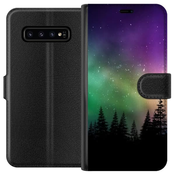 Samsung Galaxy S10 Lompakkokotelo Revontulet