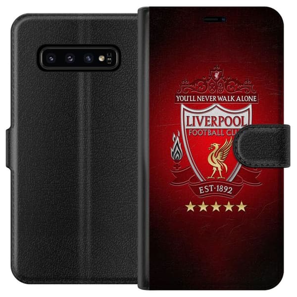 Samsung Galaxy S10 Lompakkokotelo YNWA Liverpool