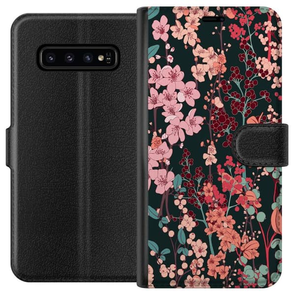 Samsung Galaxy S10 Lommeboketui Urteaktig Retro