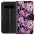 Miniatyrbilde 1 av 3: Samsung Galaxy S10 Lommeboketui Blomster