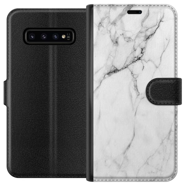 Samsung Galaxy S10 Lommeboketui Marmor