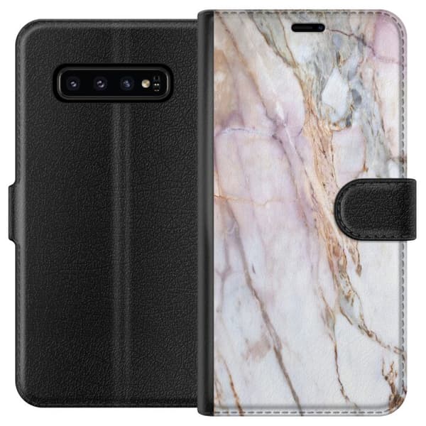 Samsung Galaxy S10 Lommeboketui Marmor