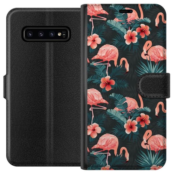 Samsung Galaxy S10 Lommeboketui Flamingo