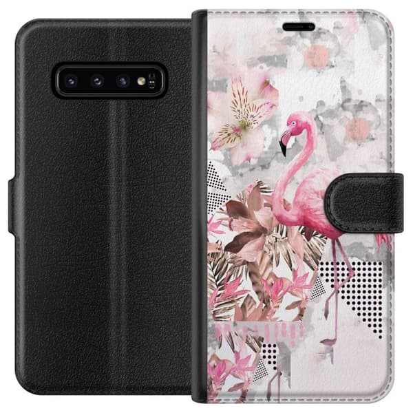 Samsung Galaxy S10 Lommeboketui Flamingo