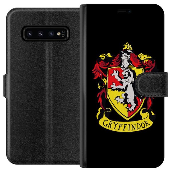 Samsung Galaxy S10 Lompakkokotelo Harry Potter - Gryffindor