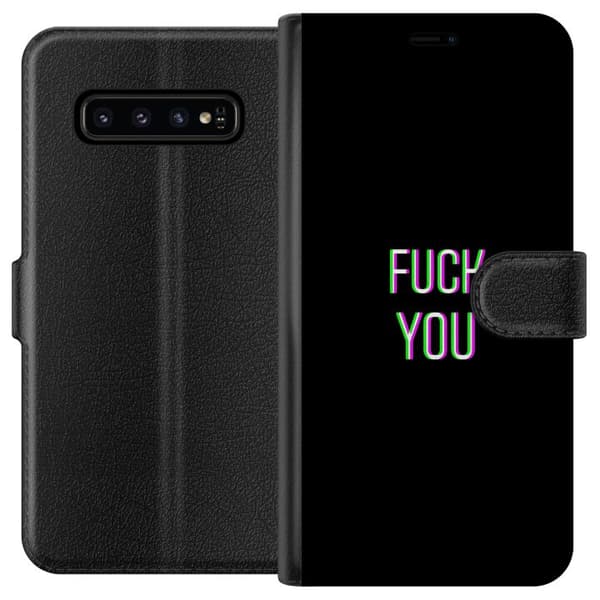 Samsung Galaxy S10 Lompakkokotelo Helvetti teille