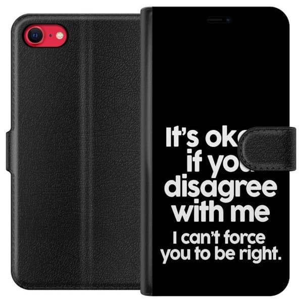 Apple iPhone 8 Lommeboketui Tekst