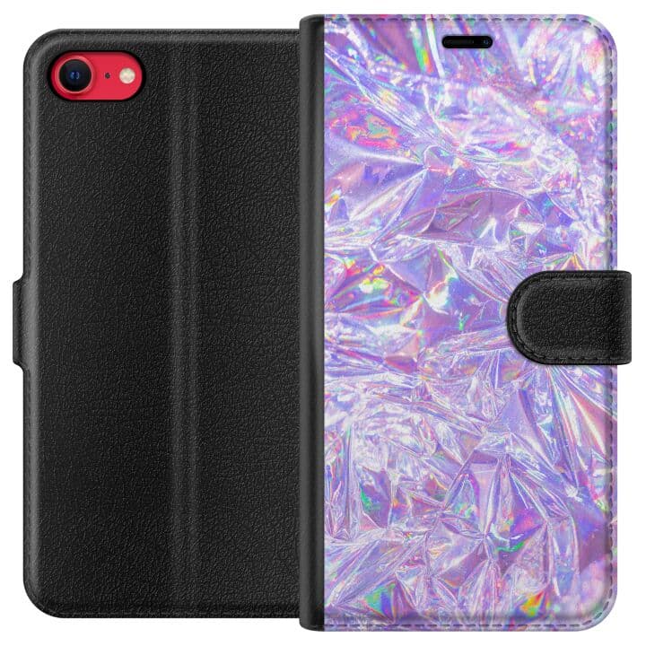 Apple iPhone 8 Plånboksfodral Holographic Diamonds