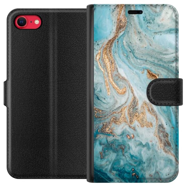 Apple iPhone 8 Tegnebogsetui Magisk Marmor