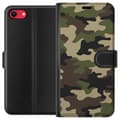Pikkukuva 1 / 3: Apple iPhone 8 Lompakkokotelo Metsä camo