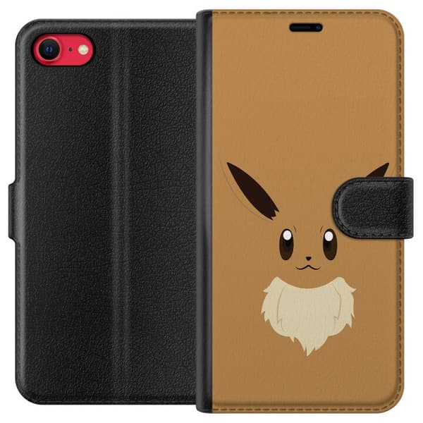 Apple iPhone 8 Lompakkokotelo Pokémon - Eevee
