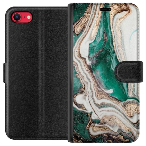 Apple iPhone 8 Tegnebogsetui Grøn