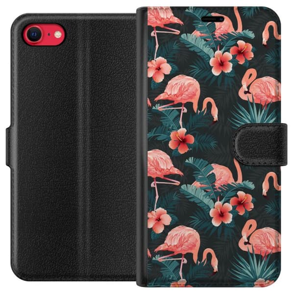 Apple iPhone 8 Lompakkokotelo Flamingo