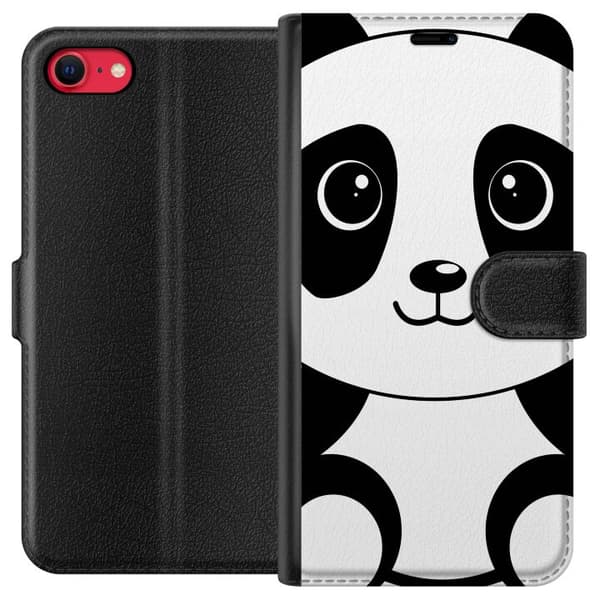 Apple iPhone 8 Tegnebogsetui Panda