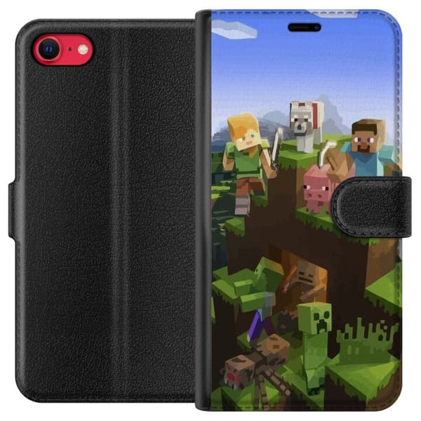 Apple iPhone 8 Tegnebogsetui MineCraft