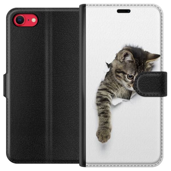 Apple iPhone 8 Lommeboketui Katt