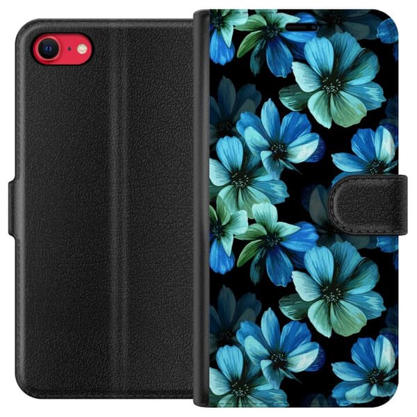 Apple iPhone 8 Lompakkokotelo Kukat