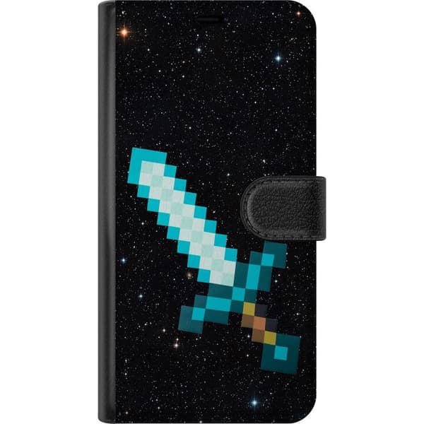 Apple iPhone 8 Plånboksfodral Minecraft Svärd
