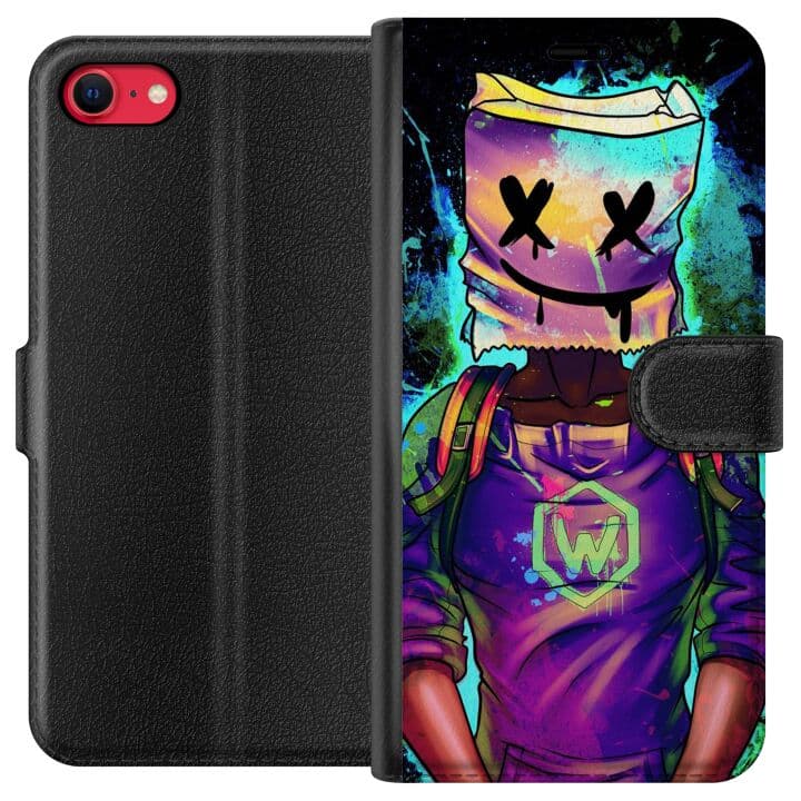 Apple iPhone 8 Plånboksfodral Fortnite Marshmello