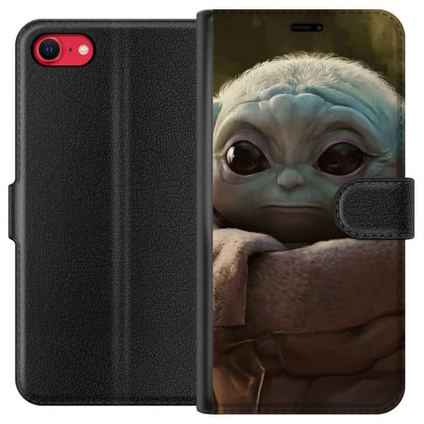 Apple iPhone 8 Lompakkokotelo Baby Yoda
