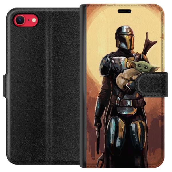 Apple iPhone 8 Lompakkokotelo Baby Yoda