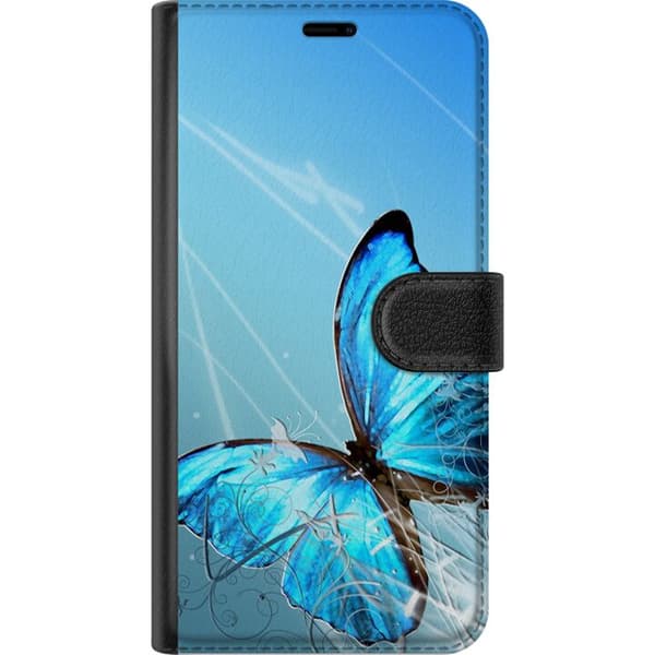 Apple iPhone 5 Tegnebogsetui Sommerfugl