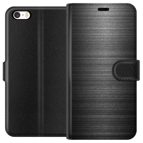 Apple iPhone 5 Lompakkokotelo Metallinen