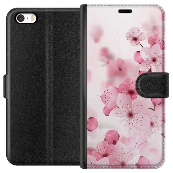 Apple iPhone 5 Lommeboketui Kirsebærblomst