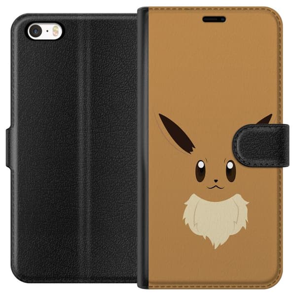 Apple iPhone 5 Tegnebogsetui Pokémon - Eevee