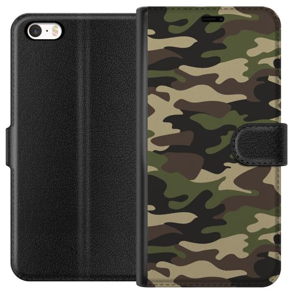 Apple iPhone 5 Tegnebogsetui Militær