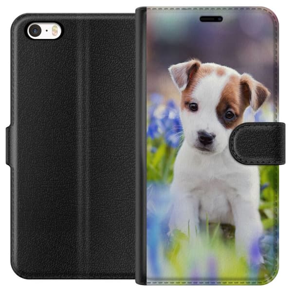 Apple iPhone 5 Tegnebogsetui Hund