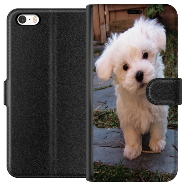 Apple iPhone 5 Tegnebogsetui Hund