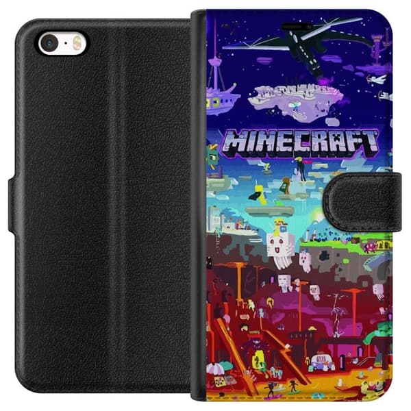 Apple iPhone 5 Tegnebogsetui MineCraft